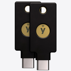 Yubico YubiKey 5C NFC - 2 Pack - black