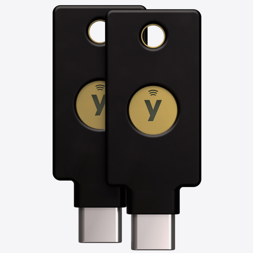 Yubico YubiKey 5C NFC - 2 Pack - black