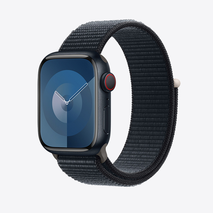 Apple Watch Series 9 Cellular 45mm Midnight Alu Case w Midnight Sport Loop (DEMO)