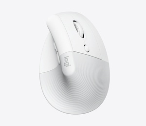Logitech Lift for Mac Vertical Ergonomic Mouse - Off-White/Pale Grey