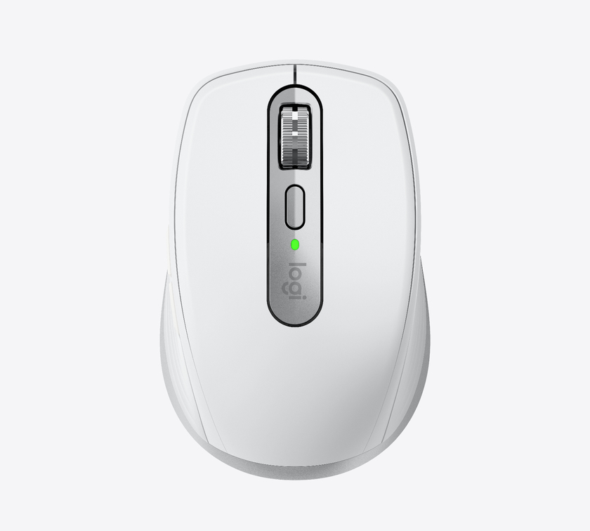 Logitech MX Anywhere 3S for Mac Compact Wireless Performance Mouse - Pale Grey