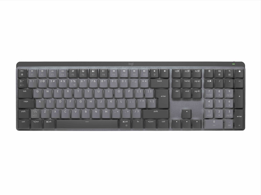 Logitech MX Mechanical Wireless Illuminated Performance Keyboard-2.4GHZ/BT-N/A-EMEA28-935- Tactile - Graphite - US INT'L