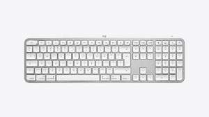 Logitech MX Keys S for Mac Compact Wireless Performance Mouse - Pale Grey - US/INT