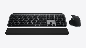 Logitech MX Keys S Combo for Mac MX Master 3S for Mac, MX Keys S for Mac & MX Palm Rest - Space Grey - US/INT