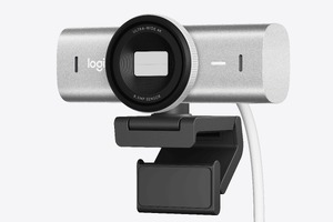 Logitech MX Brio 4K Ultra HD Collaboration and Streaming Webcam - Pale Grey