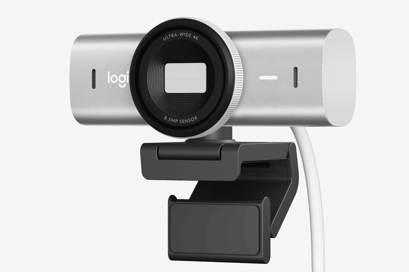 Logitech MX Brio 4K Ultra HD Collaboration and Streaming Webcam - Pale Grey