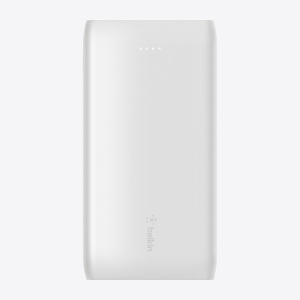 Belkin BOOST CHARGE USB-C PD Power Bank 10K + USB-C Cable - White