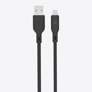 Dviced Cable USB-A to Lightning silicone 1,25m - Black