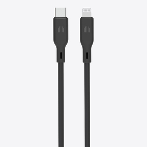 Dviced Cable USB-C to Lightning silicone 1,25m - Black