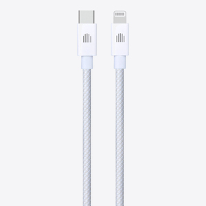 Dviced Cable USB-C to Lightning Nylon Textile 1,25m - White