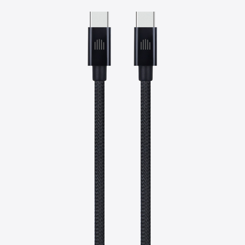 Dviced Cable USB-C to USB-C Nylon Textile 2m - Black