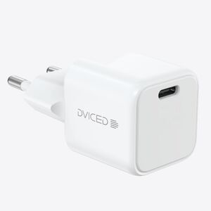 Dviced Wall charger 30W GaN USB-C EU w cable - White