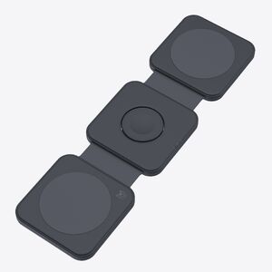 Dviced 3-in-1 foldable magnetic wireless charger - Black