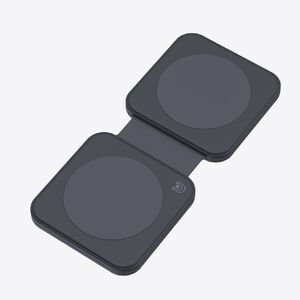 Dviced 2-in-1 foldable magnetic wireless charger - Black