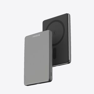 Dviced Ultrathin Power bank 5000mAh - Black/Grey