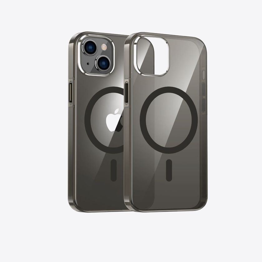 Dviced Magsafe iPhone 15 clear case -  Black
