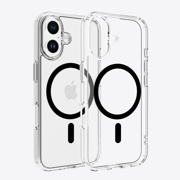 Dviced Magsafe iPhone 16 clear case - Black