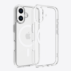 Dviced Magsafe iPhone 16 clear case - White