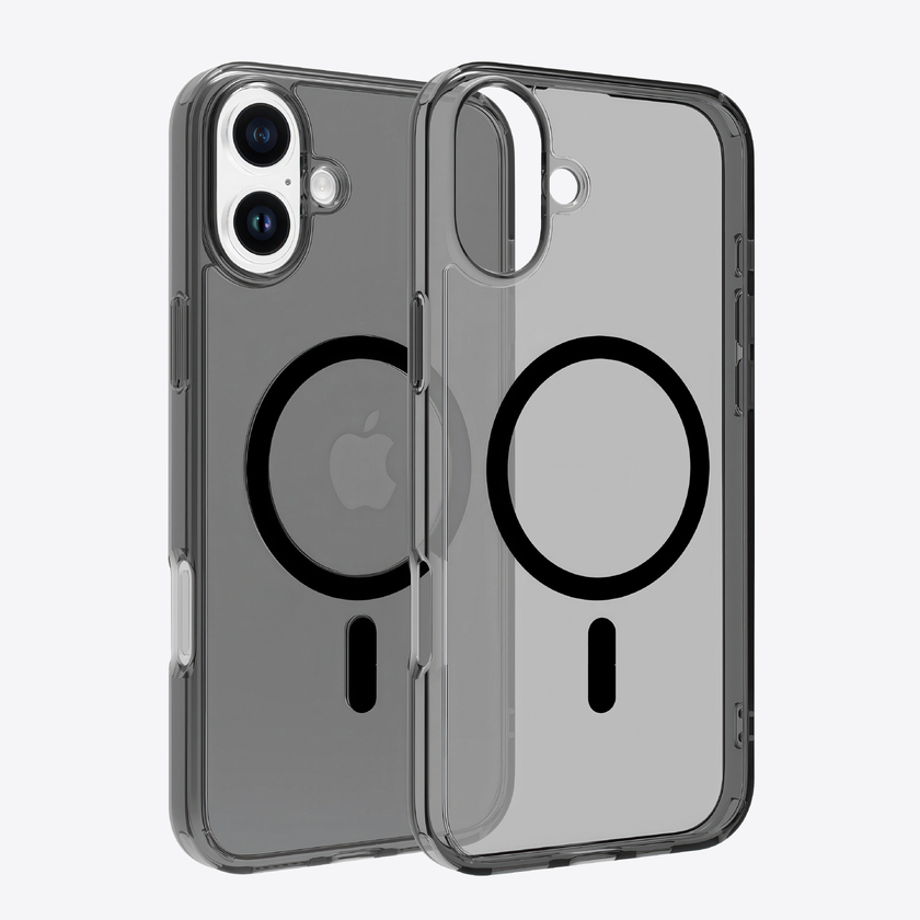 Dviced Magsafe iPhone 16 Plus smoke case - Black