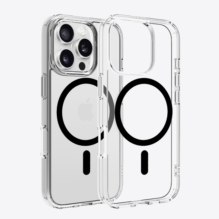 Dviced Magsafe iPhone 16 Pro clear case - Black