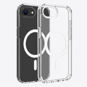 Dviced Magnetic iPhone 17e/16e clear case - White