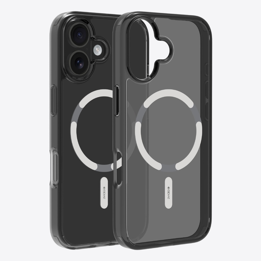 Dviced MagSafe iPhone 17 smoke case - Silver