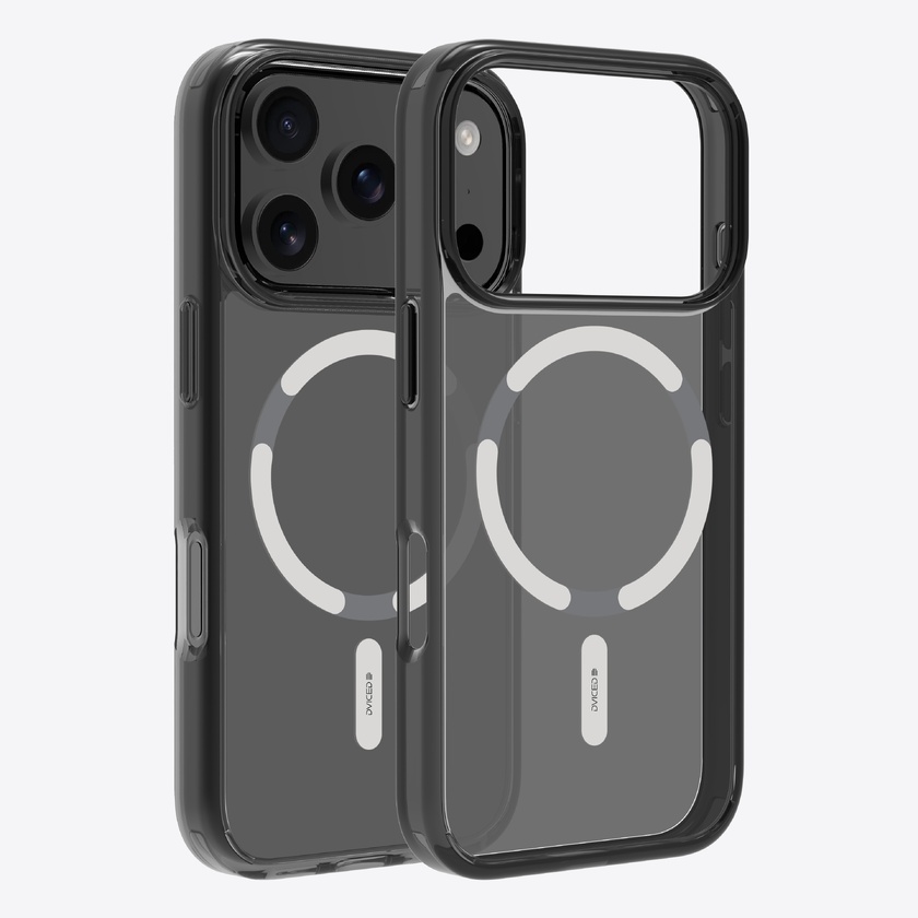 Dviced MagSafe iPhone 17 Pro smoke case - Silver