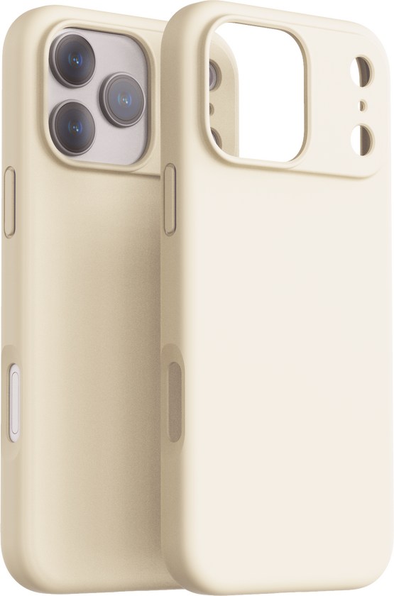 Dviced Silicone MagSafe iPhone 17 Pro case - Beige