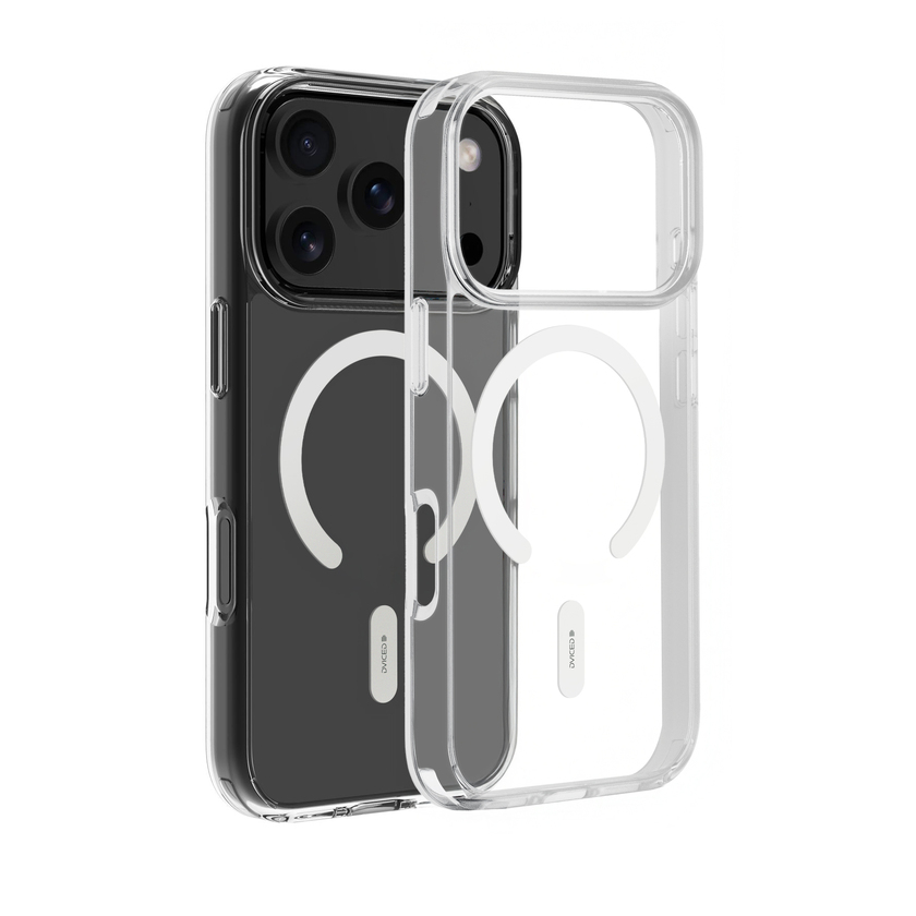 Dviced MagSafe iPhone 17 Pro Max clear case C - White