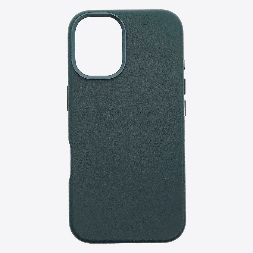 Dviced Leather case with magsafe for iPhone 16 - Blue