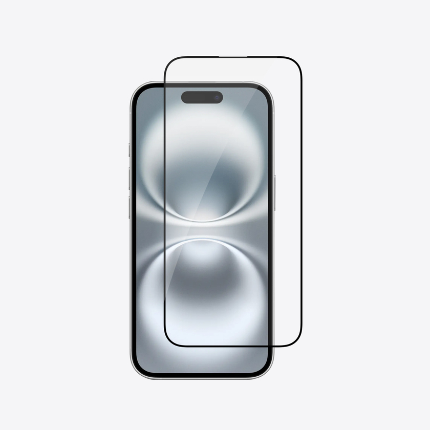 Dviced Tempered glass screen protector edge to edge for iPhone 16 with applicator Duo Pack