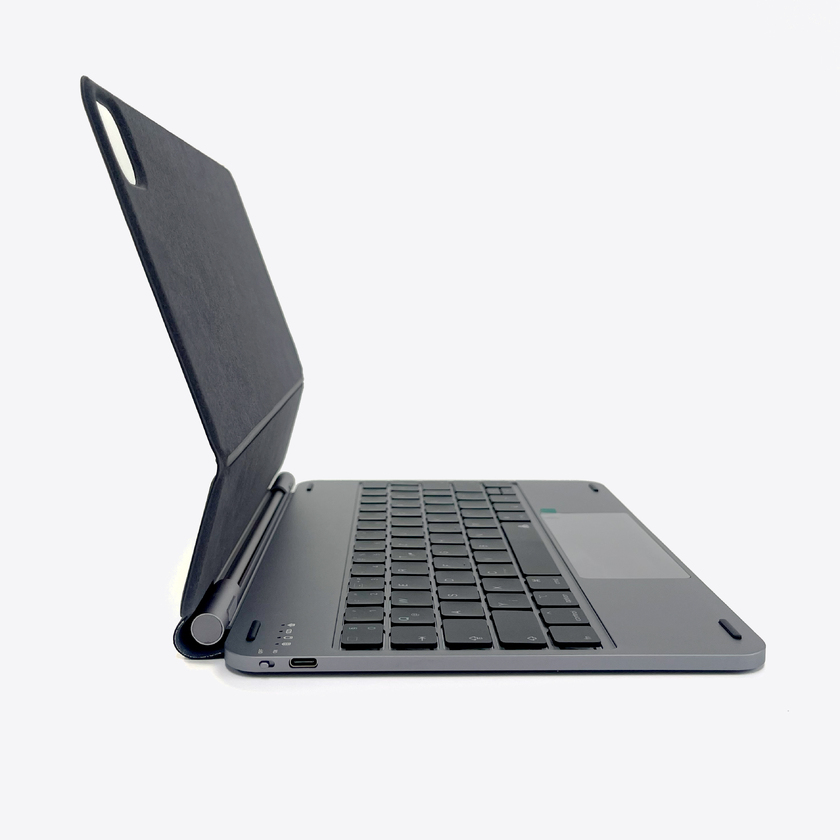 Dviced Magnetic Aluminium Keyboard Case for iPad Air/Pro 11-inch - HU - dark grey