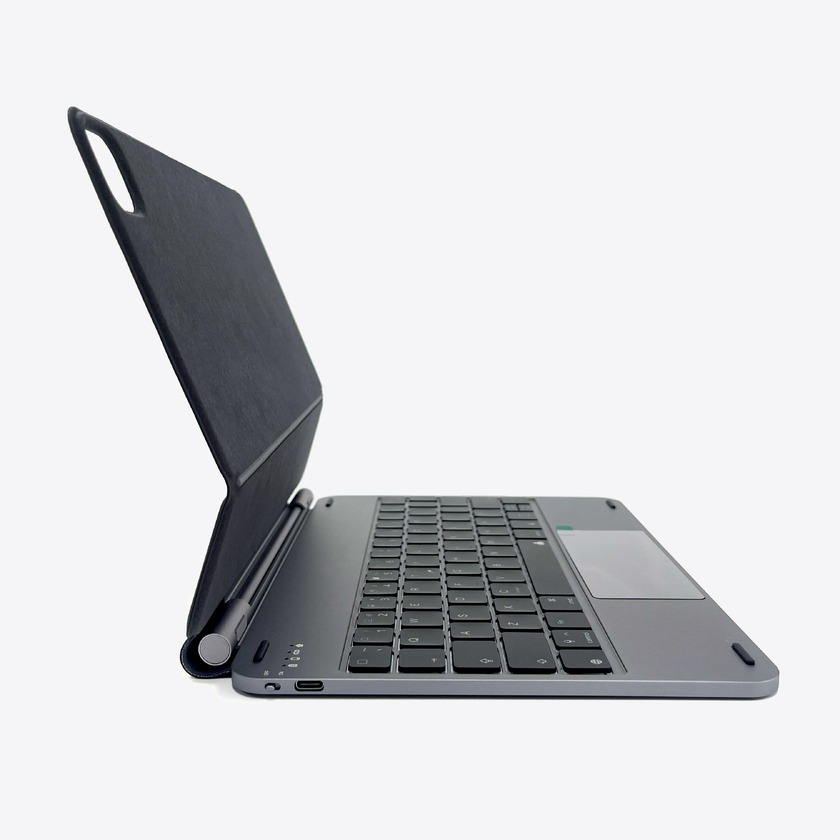 Dviced Magnetic Aluminium Keyboard Case for iPad Air/Pro 11-inch - US - dark grey