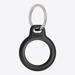 Belkin Secure Holder w Keyring - Airtag - Black