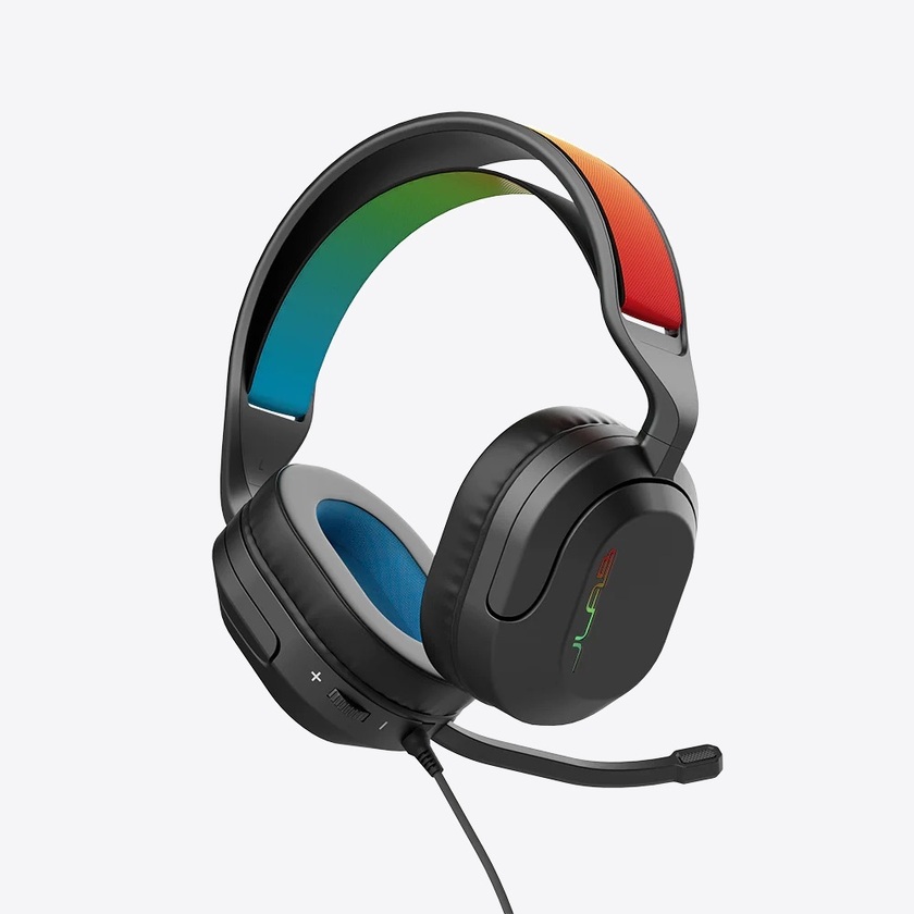 JLAB Nightfall Wired Gaming Headset - Black