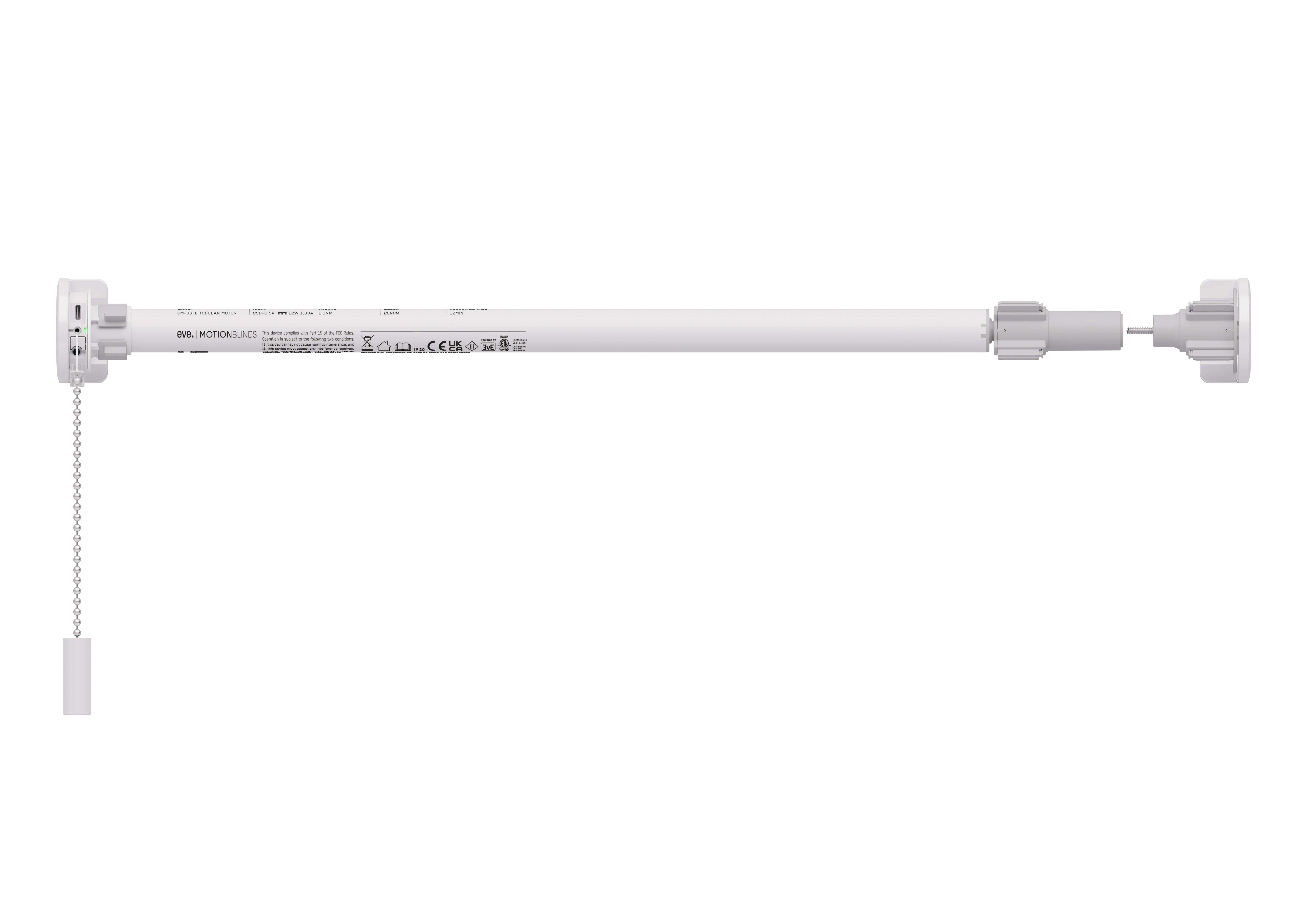 Eve MotionBlinds Upgrade Kit for Roller Blinds