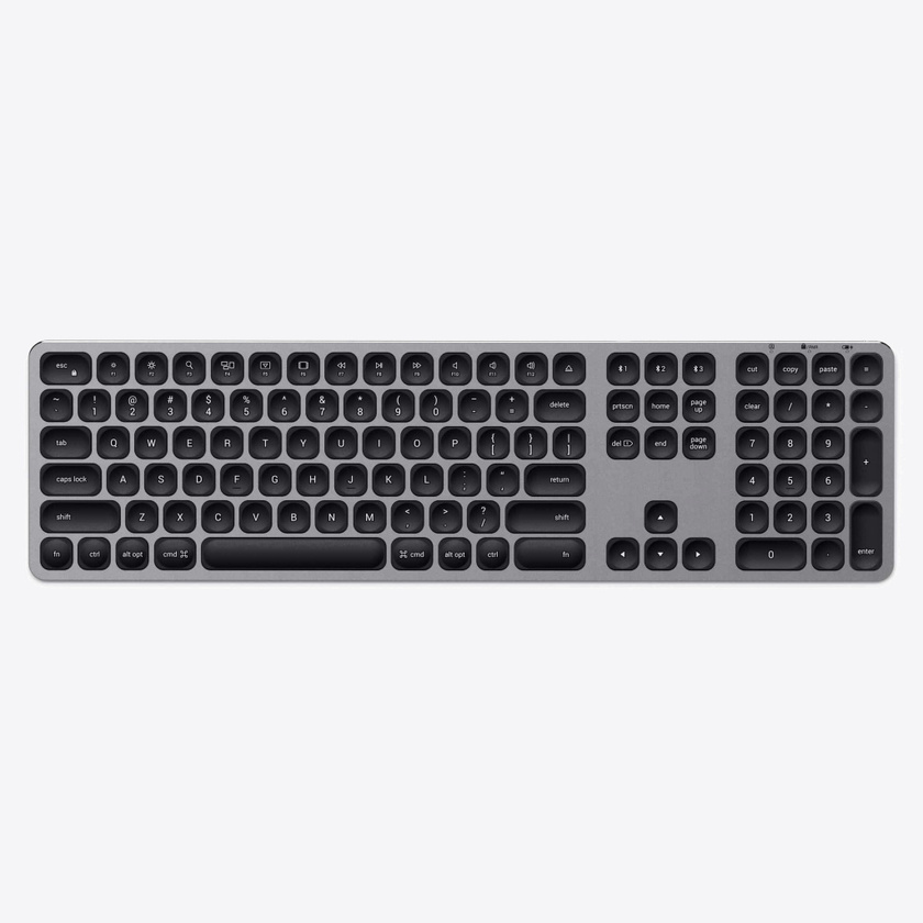 Satechi Aluminum Bluetooth Wireless Keyboard за Mac US Space Gray