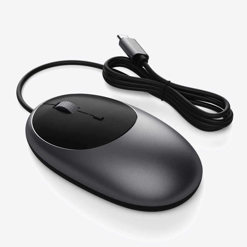 Satechi C1 USB-C Wired Mouse - Space Grey