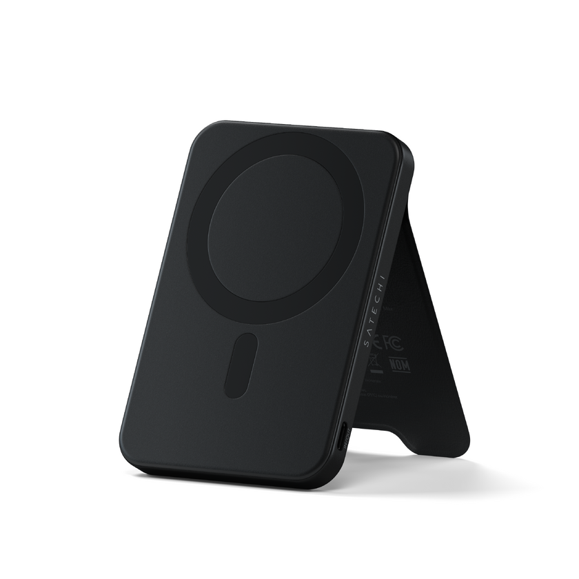 Satechi Qi2 5K Magnetic Power Bank with Stand - Black