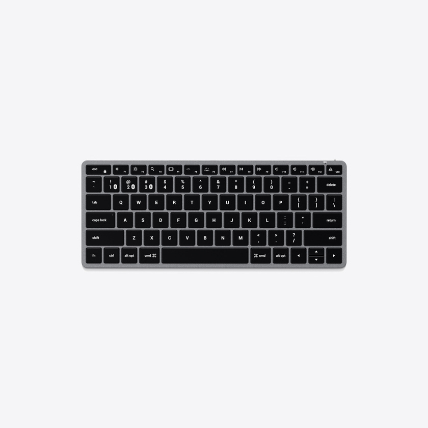 Satechi Slim X1 Bluetooth Backlit Wireless Keyboard US Space Grey