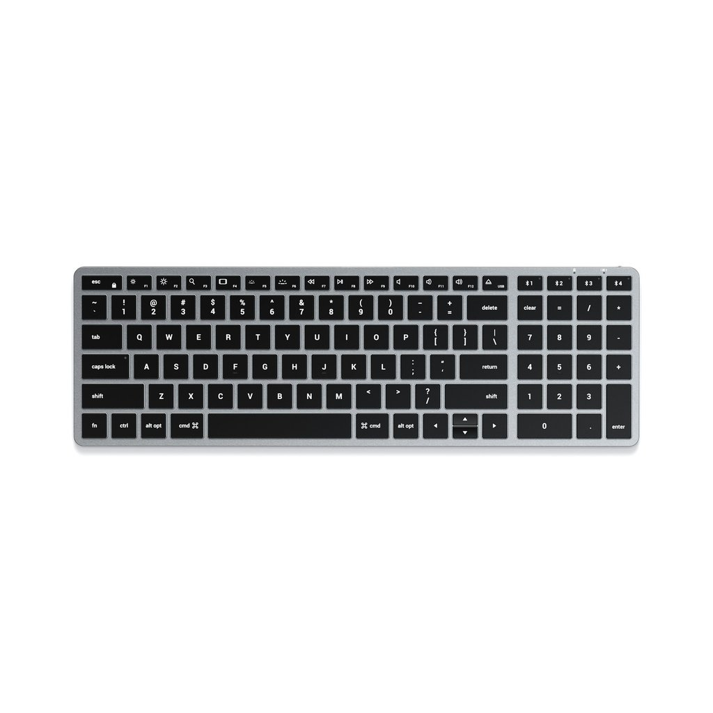 Satechi Slim X2 Bluetooth Backlit Wireless Keyboard US Space Grey
