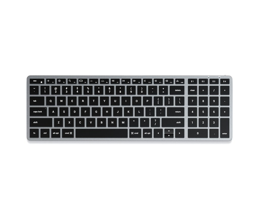 Satechi Slim X2 Bluetooth Backlit Wireless Keyboard US Space Grey