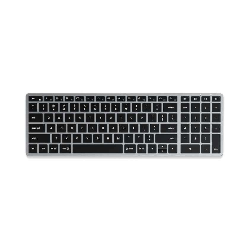 Satechi Slim X2 Bluetooth Backlit Wireless Keyboard US Space Grey