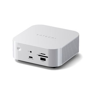 Satechi Thunderbolt 5 CubeDock with SSD Enclosure - EU - Silver