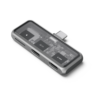 Satechi Mobile XR Hub with  dual USB-C and microSD - Space Gray