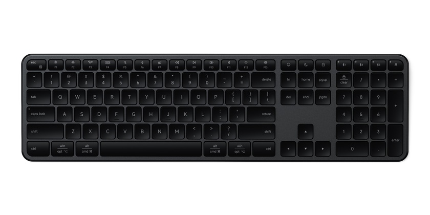 Satechi Slim EX3 Wireless Keyboard - US English - Space Black