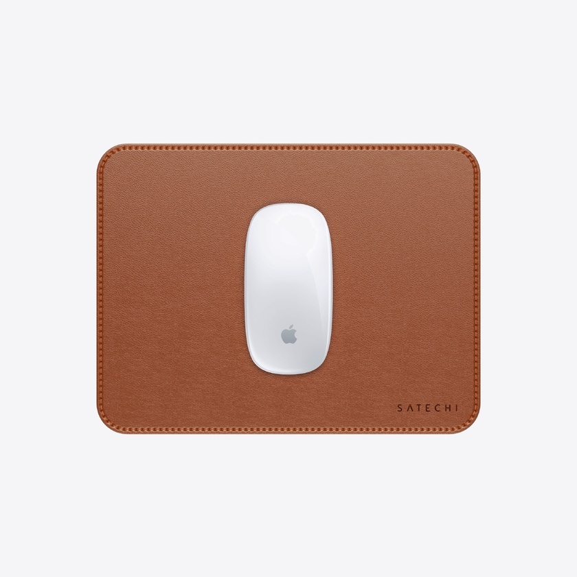 Satechi Vegan-Leather Premium Mouse Pad - Brown