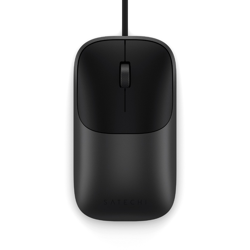 Satechi Slim LX Wired Mouse - Space Black