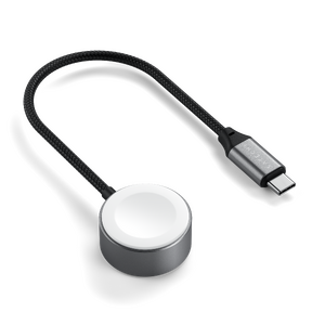 Satechi USB-C Magnetic Fast-Charging Cable for Apple Watch - Space Gray