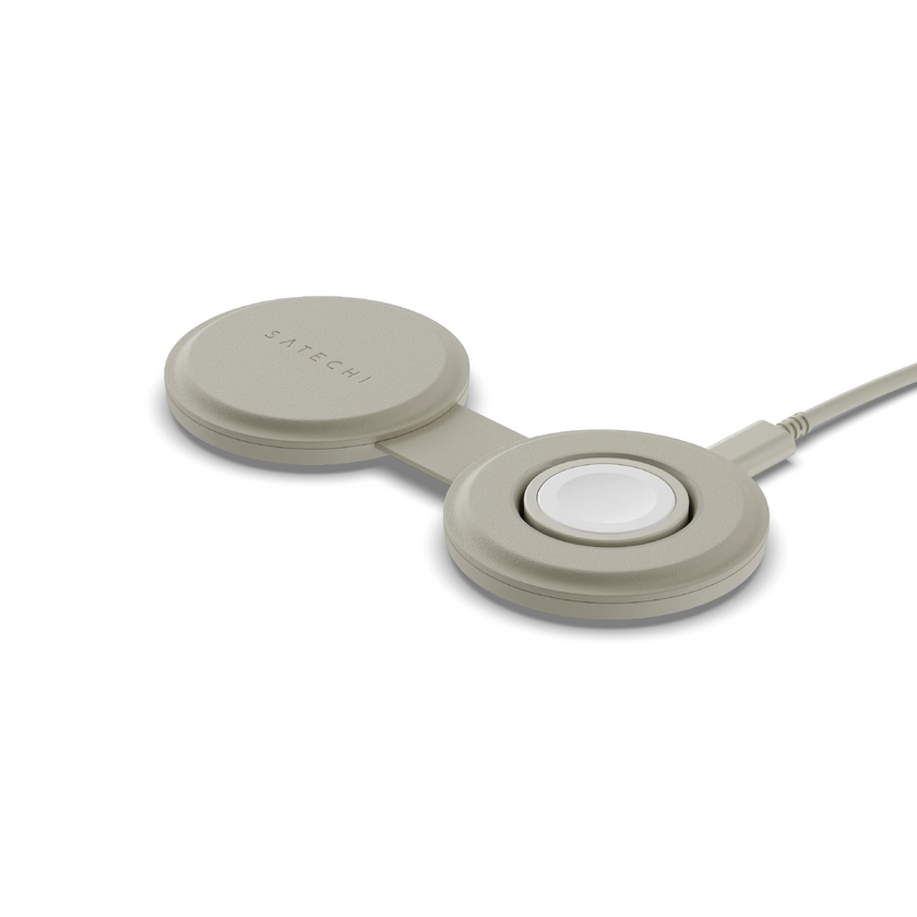 Satechi OntheGo 2-in-1 Wireless Charger - Sand